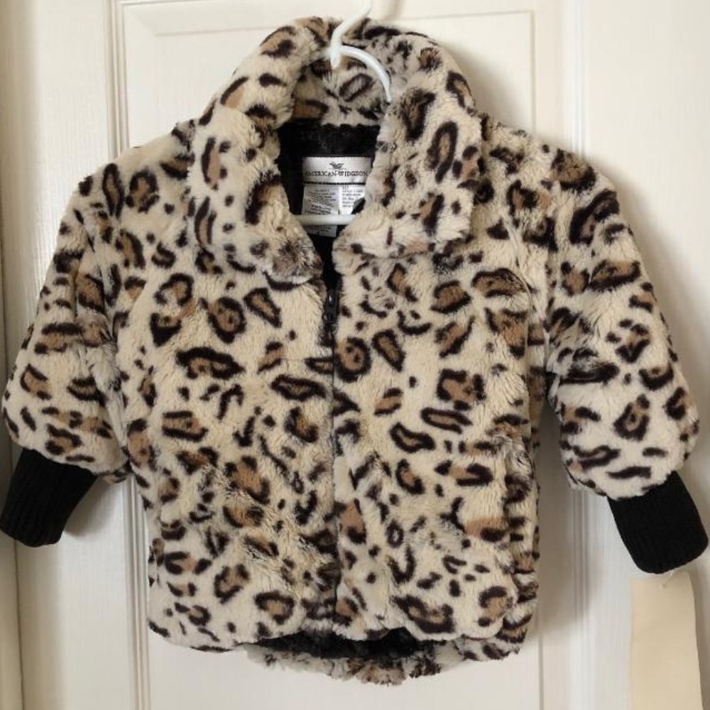 NWT American Widgeon Faux Fur Jacket Size 4